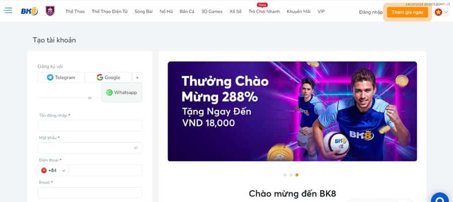 Đăng ký tài khoản cá cược tại nhà cái để chơi Poker online